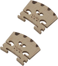 2Pcs Violin Bridge 4/4 Full Size, Fine Grade Maple Acoustics Music Instrume...