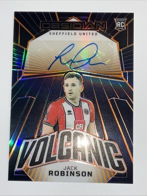 Jack Robinson 2023-24 Panini Obsidian Volcanic Auto Red Pulsar /49 RC (1555  