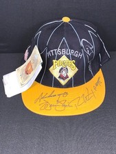 Pittsburgh Pirates Multi Signed Hat Dave Parker Bill Madlock Al Oliver Tony Peña