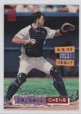 1994 Topps Stadium Club Jayhawk Owens #512 f7j