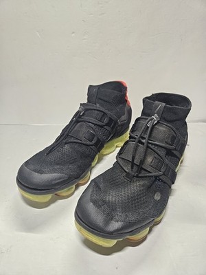 Nike Air Vapormax Flyknit Utility Black Volt Green Mens Size 10.5 AH6834-007