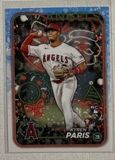 2024 Topps Holiday Baseball Kyren Paris RC Card #H130 Complete Your Set! ⚾️