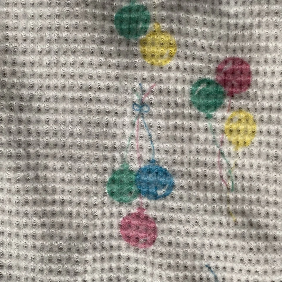 Manta de seguridad vintage Baby Morgan gofre globo borde satinado Foto 4 de 4