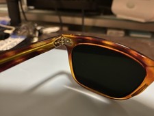 Rectangular Tortoise Shell Sunglasses. 136mm. Lens W 50 Height 36 Bridge 20