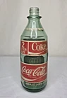Coca Cola Coke 2 Liter Vintage 1970s Green Glass Bottle 67.6 oz