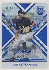 2016 Panini Elite Extra Edition Aspirations Blue 8/50 Jon Duplantier Auto 0aq7