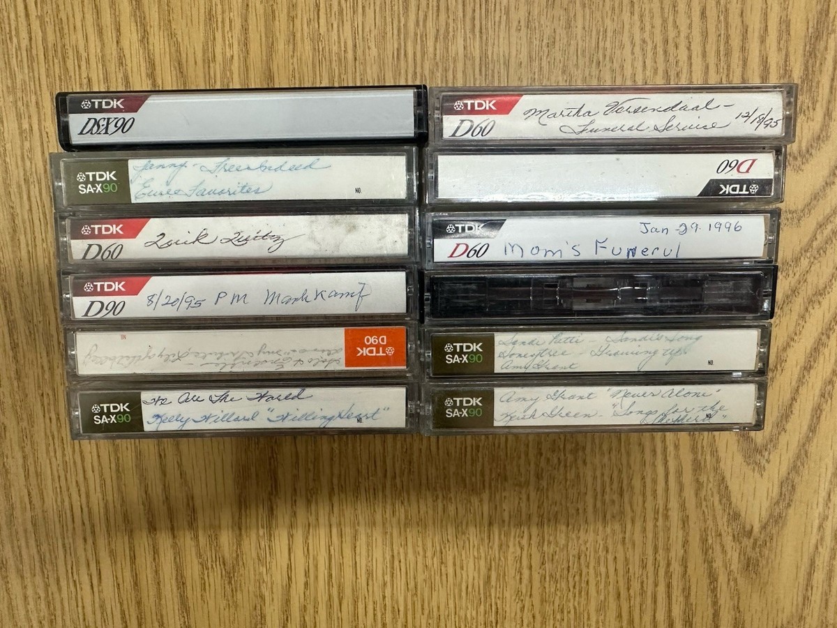 Lot Of 12 Used TDK SA-X90 Dsx 90 D90 D60 | eBay