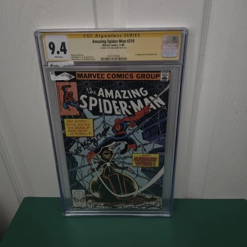 Amazing Spider-Man #210 CGC 9.4  SS Al Milgrom White Pgs - 1st App Madam Web