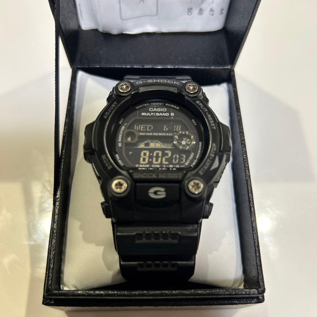 Casio G Shock Multi Band 6 Digital Watch Black Timepiece Sport