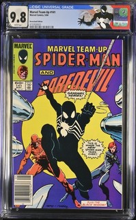 Marvel Team Up #141 CGC 9.8 Newsstand Stunning! 1st App of Black Costume 1984