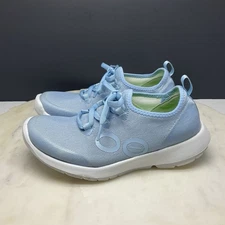 Oofos Oomg Sport LS Low Recovery Shoes Womens Size 7 Light Blue Sneakers 1012023