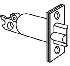 Deadbolt Latch with Square Corner, Backset 2-3/8", 626 - Satin Chrome, Varies Me