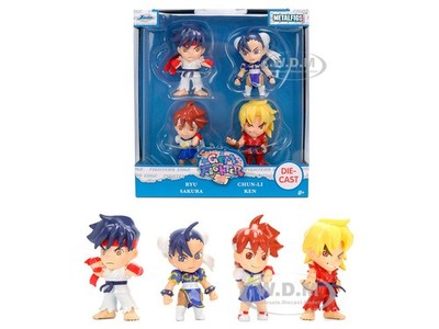 SET OF 4 DIECAST FIGURES ''SUPER GEM FIGHTER MINI MIX'' METALFIGS BY JADA 36701