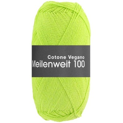 Wolle Kreativ! Lana Grossa - Meilenweit 100g Cotone Vegano - Fb. 2 frühlingsgrün