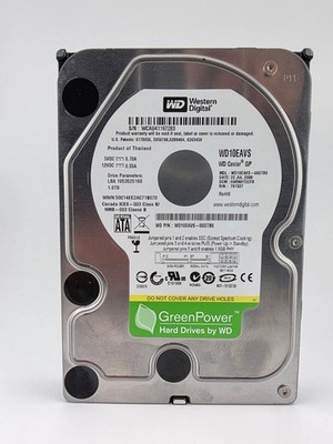 Western Digital WD Caviar GP WD10EAVS 1 TB HDD 3,5'' SATA #017 SMART gut