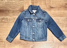 Baby Gap Disney Jean Jacket Mickey Mouse Size 5 Toddler Denim Embroidered