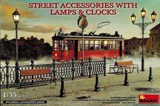 MiniArt 35639 STREET ACCESSORIES WITH LAMPS &...