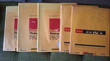 5 Kodak 8x10 Photo Paper OPEN PACKAGE of 25 Sheets