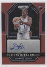 2023 Panini Prizm WNBA Signatures Red 38/99 Diamond Miller #SG-DML Auto 5l1