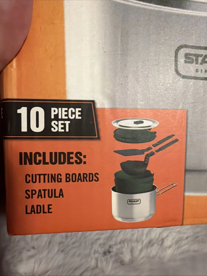 Stanley Adventure Series Juego de Cocina de Preparación de Acero Inoxidable 10 Piezas Nuevo Camping Caza Foto 2 de 4