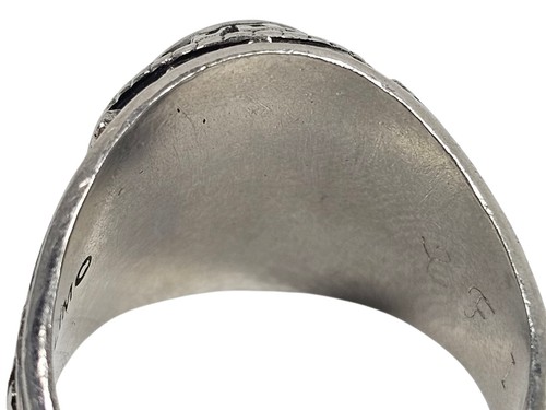 Anello Vintage 1984 Platt Regional Vo-Tech Scuola Classe Uomo Tg 12 Silvertone Jostens - Foto 6 di 12