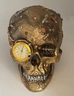 Steampunk Scrapped Skull with Clock Figurine Nemesis Now New Boxed Ornament