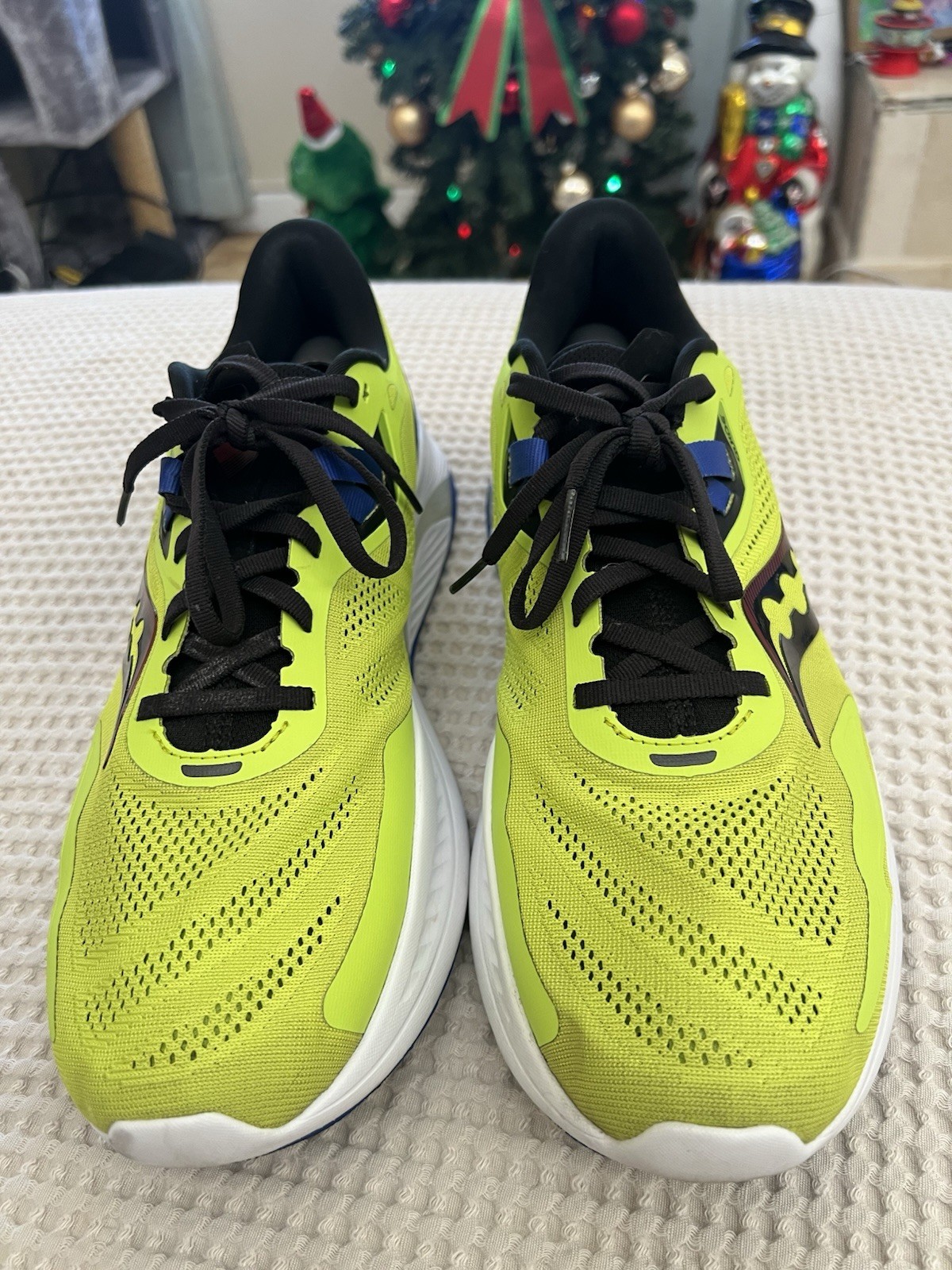 Saucony Guide PWRRUN Men's Running Shoes Yellow Black Blue US Size 11.5 Athletic thumbnail 7