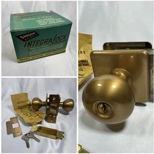 Vintage Sargent Integra Lock Office Door Knob Hardware in Original Box w/Keys