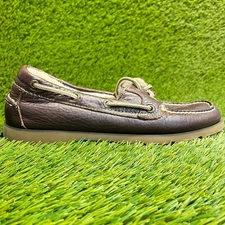 Sperry Top-Sider 2-Eye Mens Size 7.5 Brown Casual Classic Leather Boat Shoes