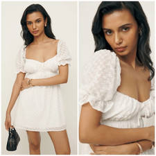 Reformation Channa Eyelet Dress Size 2