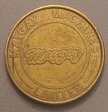 Vintage Maygay Machines Limited 10p 10 Pence Metal Arcade Game Token - UK