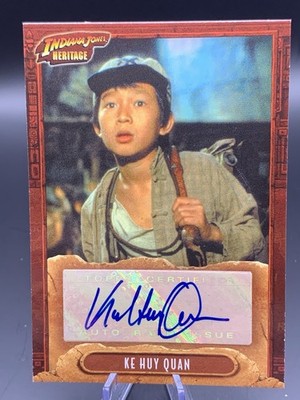 Topps 2008 Indiana Jones Heritage Ke Huy Quan Short Round Autograph Insert