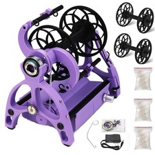 Elektrisches Spinnrad Zwei-in-eins-Funktion Spinnen&Flechten Wolle DIY Handwerk