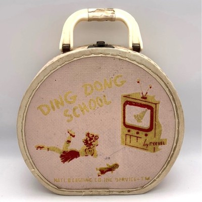  Steger Vintage 1954 Ding Dong School Pale Pink Lunchbox Case By Neevel Retro