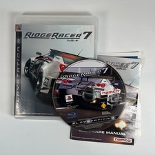 Ridge Racer 7 Japanese Sony PlayStation 3 Complete w/ Manual CIB
