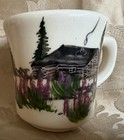Vintage Mugs & Jugs Anchor Point Alaska Hand Painted Cup Mug Signed Michelle — photo 9