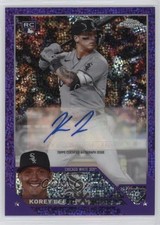 2023 Topps Chrome Update Purple Speckle Refractor /299 Korey Lee #AC-KL Auto c7w