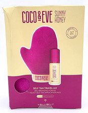 Coco  Eve Sunny Honey Bali Bronzing Foam in Medium Travel Kit 1.69 fl oz  Mitt