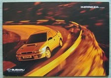 SUBARU Impreza 2.0 Series UK Car Sales Brochure c1998 Ref SB065 GL Sport Turbo
