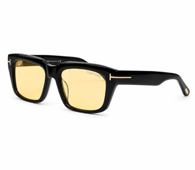 Tom Ford Gafas de sol FT1199 Negro/Amarillo 55-19-145mm Con Estuche Nuevo - Imagen 1 de 4