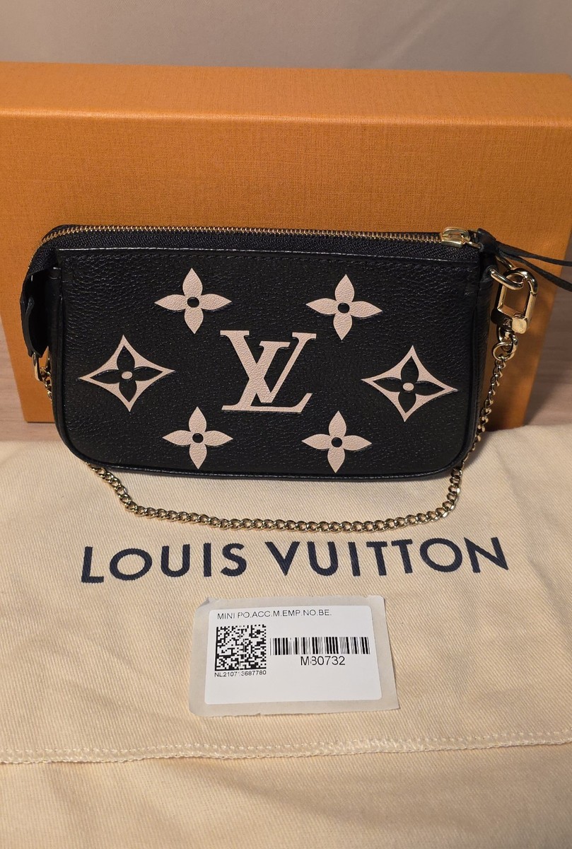 LOUIS VUITTON Mini Pochette Accessoires Monogram Empreinte Pouch