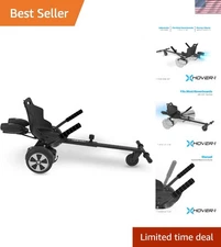 Adjustable Falcon-1 Hoverboard Buggy with Turbo LED Lights & Control Joy Sticks