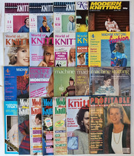 Various Machine Knitting Magazines 1958 - 1992 SELECT ISSUES