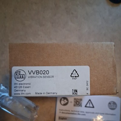 1PC IFM VVB010 Vibration Sensor New US Seller