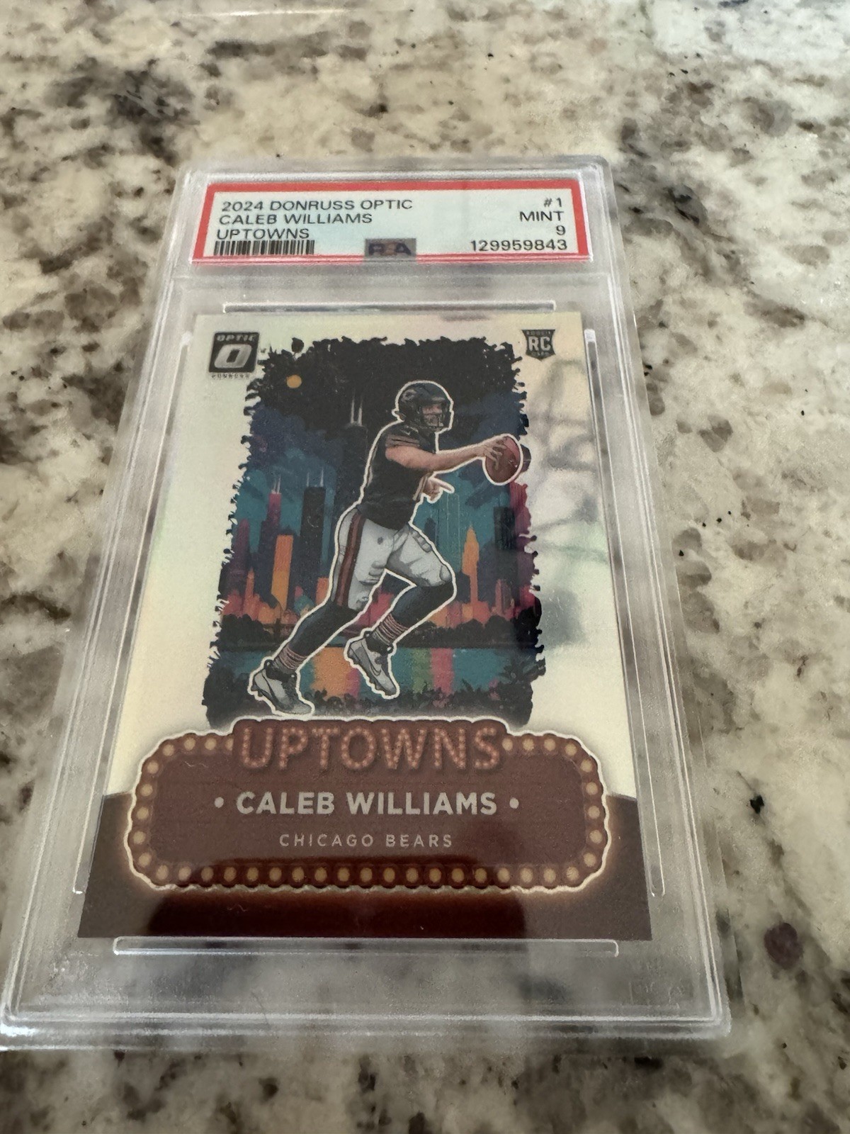 2024 Panini Donruss Optic - Uptowns Caleb Williams #1 (RC) PSA 9
