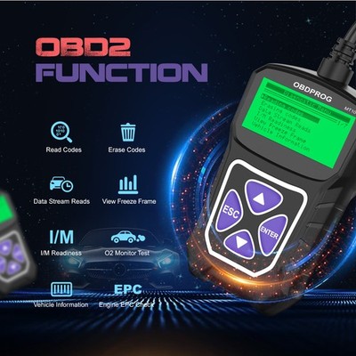 OBDPROG MT100 OBD2 Car Code Reader Diagnostic Tool Check Engine Light Scanner