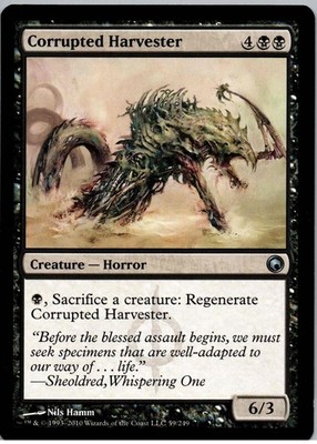 Corrupted Harvester - U - Scars of Mirrodin - 59 - NM - Normal