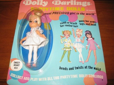 1968 Hasbro Dolly Darlings Sweetheart NRFB MOC Darling Doll New unopened
