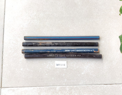 Vintage Multi Color Grafo Pacific L&C Hardtmuth Czechoslovakia Pencils 4Pcs