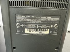 BOSE PS3-2-1 II Powered Speaker System Subwoofer And Power Cord Tested
